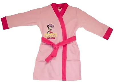 Girls Disney Official Minnie Mouse Dressing Gown / Robe Age 4-5 • £9.99