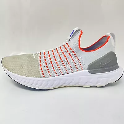 Nike React Phantom Run Flyknit 2 Pure Platinum CJ0277 Mens Sz 14 M Slip On Shoes • $57.50