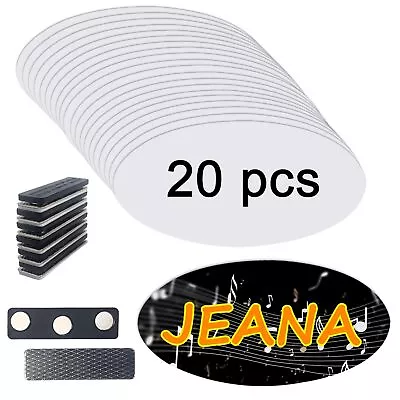 20 Pcs Sublimation Name Tags Blank Name Tag 1.5 X 3 Inch Magnetic Name Tags W... • $32.53