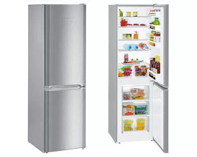 Liebherr CUel3331 181.2x55cm Smart Frost Stainless Steel Fridge Freezer  • £449