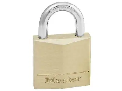 Master Lock Solid Brass 30Mm Padlock 4-Pin MLK130 • £7.91