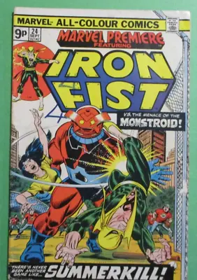£1.49 • Buy MARVEL PREMIERE - Featuring IRON FIST # 24 Marvel Comics Sep '75 - VERY GOOD