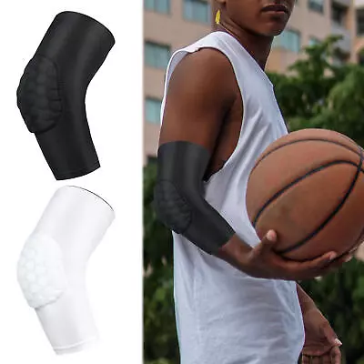 Volleyball Elbow Pads Honeycomb Padded Arm Sleeves Breathable Elbow Brace • $11.03