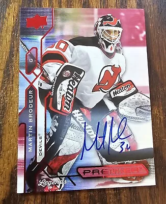 (short Print) Martin Brodeur - Premier Legends Auto #93 2021-22  Premier. 1:300. • $90