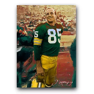 Max McGee #2 Art Card Limited 19/50 Edward Vela Signed (Green Bay Packers) • $3.99