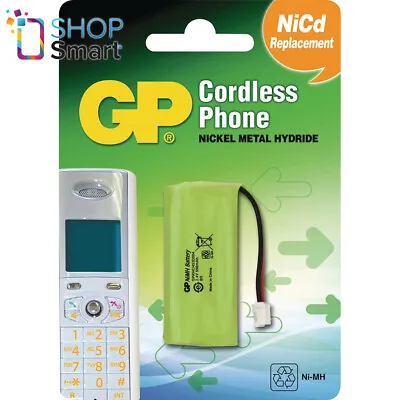 £9.04 • Buy GP T382 CORDLESS PHONE CHARGER BATTERY METAL HYDRIDE UNIVERSAL 2.4V 550mAh NEW