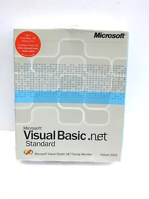 NEW SEALED Microsoft Visual Basic .net Standard 2003 • $14.49