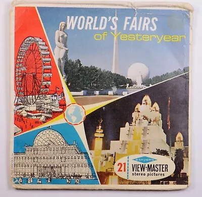 View-Master World's Fairs Of Yesteryear 3 Reel Packet B761 -EGR1 • $14.95