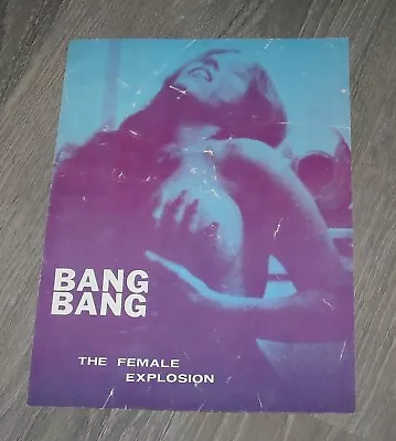 BANG BANG The FEMALE EXPLOSION PROMO MOVIE PRESSBOOK 70's SEXPLOITATION • $9.99