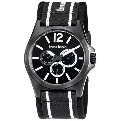 Bruno Banani Men's Watch BR21029 Teris Black Designer Watch Modern Tag / Date • £48.28