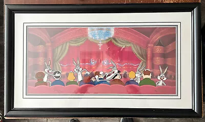 Bugs Bunny Limited Edition Cel Signed By Virgil Ross-  Scuse Me Pardon Me  • $450