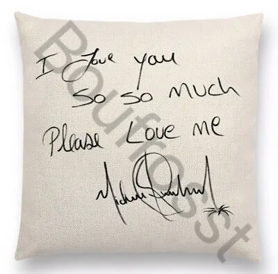 Michael Jackson Pillow Case REPRODUCTION Sign Autograph • $25