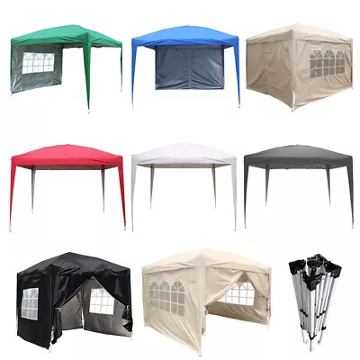 Pop Up Gazebo Top Cover Side Panels Outdoor Garden Marquee Canopy Party Tent • £57.98