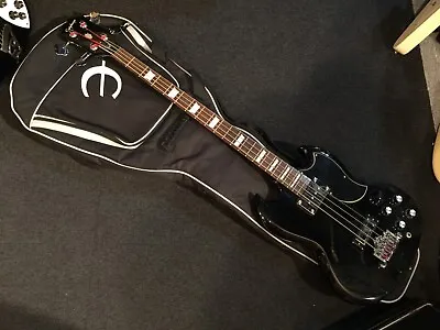 Used Epiphone EB-3 Black SG Bass 3.8kg Good Condition W/OGB • $704.10