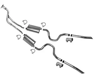 Dual Exhaust Muffler System MADE IN USA For Chevrolet 84-88 Monte Carlo SS 5.0 • $370