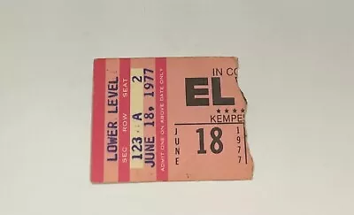 AUTHENTIC ELVIS PRESLEY Ticket Stub 6/18/1977  FINAL TOUR Kemper Arena KC • $195