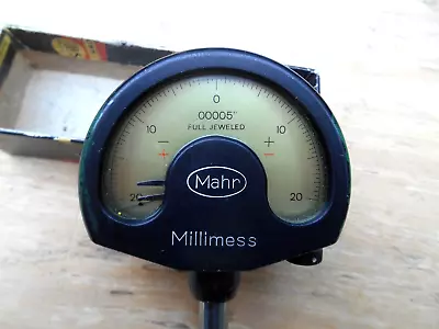 MAHR MILLIMESS Dial Comparator .00005   Made In Germany • $169.99