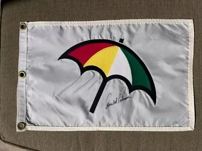 Arnold Palmer  Autographed  Pin Flag • $81