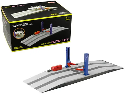 Battery Operated Two Post Auto Lift For 1/24 Scale Diecast Model Cars • $45.30
