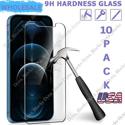 10PACK Tempered Glass Screen Protector For IPhone 7 8 XS 11 12 13 14 15 Pro Max • $10.78