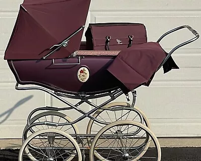 Vintage Wilson Silver Cross Baby Child Carriage Stroller Pram Made In England • $999.99