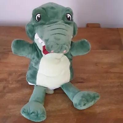 CROCODILE GLOVE PUPPET PLUSH 12 INCH FROM LITTLE TOWN Fully Lined • £5.99