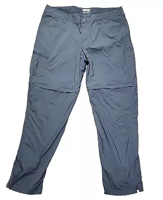 Marmot Outdoor Hiking Pants Gray Lightweight Vented Convertible Shorts Mens 38 • $9.99