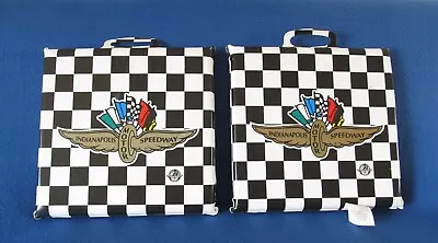 Vintage Indianapolis 500 Bleacher Cushions ~ Set Of 2 • $19.99