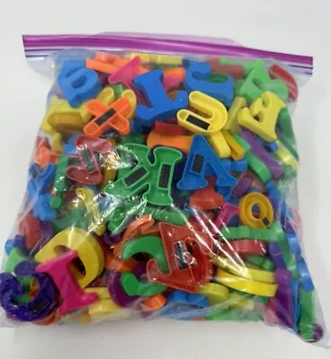 Magnetic Alphabet Letters Set Educational Colorful Large LARGE LOT Over 2 Pounds • $24.99