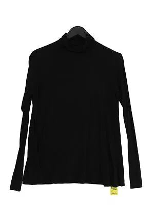 Velvet By Graham & Spencer Women's Top S Black Cotton With Lyocell Modal Basic • £8.10