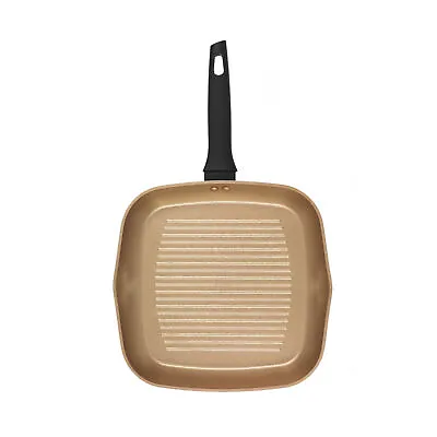 £24.99 • Buy Russell Hobbs Griddle Skillet Grill Sear Pan Non-Stick 28cm Opulence Black/Gold