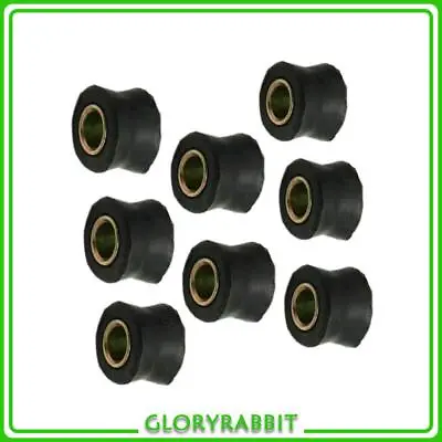 8Pcs Motorcycle Suspension Shock Absorber Strut Mount Bushing 10mm Rear Lower • $11.46