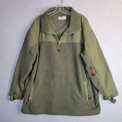 Vintage Macgear Outdoor Outfitters 90s Jacket Size 3XL Zipper & Button Up Green • $29.97