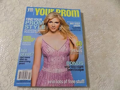 Your Prom  Teen Vogue Magazine Vintage Spring  2005 Brittany Snow NICE • $23.95