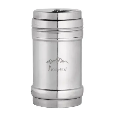 Stainless Steel Salt Pepper Shaker Condiment Dispenser Bottle For Camping S • £5.96