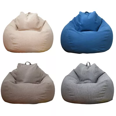 Washable Bean Bag Chair Sofa Cover Lazy Lounger Cushion Game Couch Seat Cover • $37.84