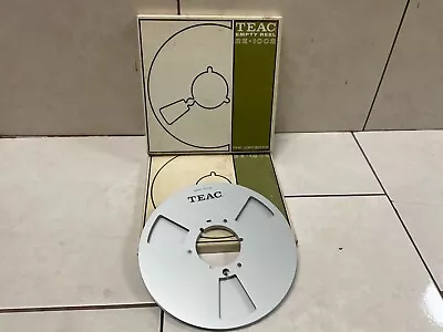 (1) TEAC Original RE-1002 EMPTY TAKEUP REEL METAL REELS 10.5  1/4  . • $60