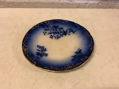 Antique LaBelle China Porcelain Wheeling Pottery Blue Floral Plate • $50