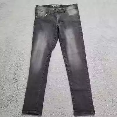 South Pole Jeans Mens 34x32 Black Flex The Movement Distressed Straight 90s Y2k • $24.97