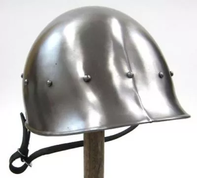 Sallet Archer Helmet With Chin Strap Medieval Costume Celesta Helmet • $64.40