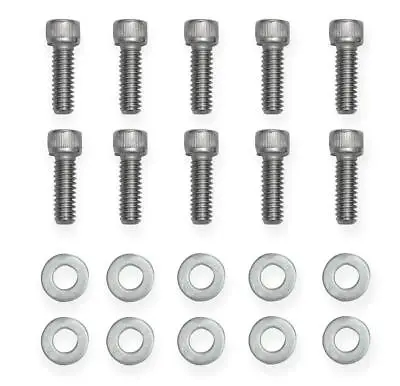 Set Of 10 For Small Block Mopar SILVER Valve Cover Bolts Allen 3/4  318 340 360 • $9.49