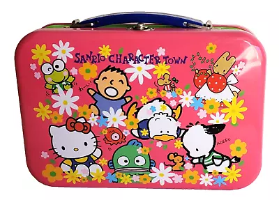 Vintage Sanrio Character Town Lunchbox 1992 Metal Tin Box READ • $45