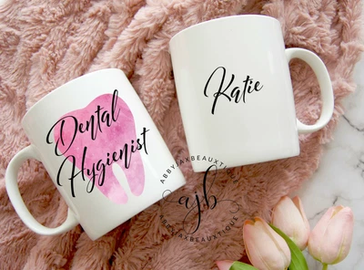 Dental Hygienist Mug Dental Hygienist Gift Gift For Dentist Dental School Mug • £16.89