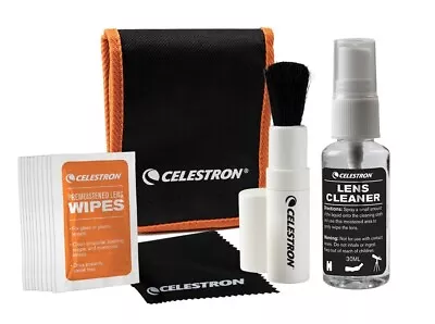 Celestron Lens Cleaning Kit With Storage Pouch For Telescopes Camera Binoculars • £12.50