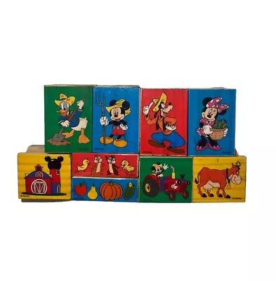 Mickey Mouse Rubber Stamp Set - Disney Mickey's Farm & Friends  - 9 Stamp Lot • $14.99