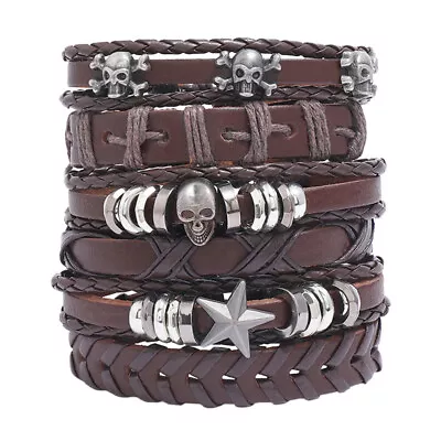 6 Pcs Braided Bracelet Ccb Bracelets For Women Gift • £8.89