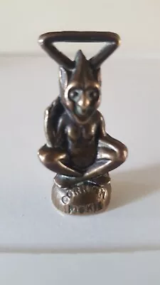 £22.99 • Buy Vintage Bronze Lucky Cornish Pixie Charm Figure  