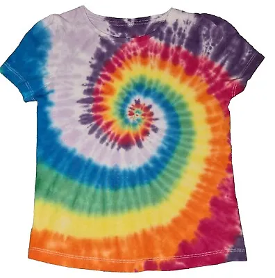 Tie Dye Rainbow Spiral T-shirt From Tu Age 6 • £6.95