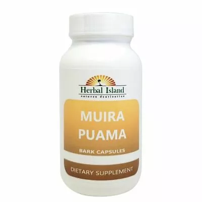 Muira Puama Bark Capsules - 120 Count 500mg Each - Free Shipping • $14.95