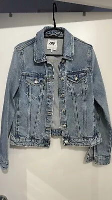 Zara Denim Jacket Womens Wash Size M • $25